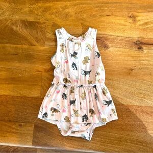 Angel Dear dog print dress in 12/18 months